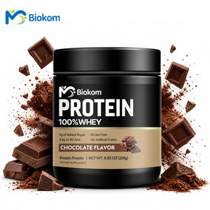 Biokom Pure Whey Protein Isolate Chocolate Flavor with BCAAs