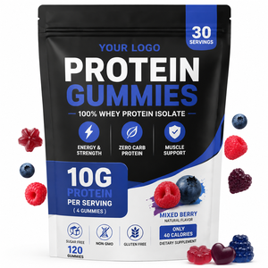 Private Label OEM Sugar Free Zero Carb Whey Protein Isolate Gummies