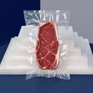Custom Vacuum Food Packaging Seal Bags Clear