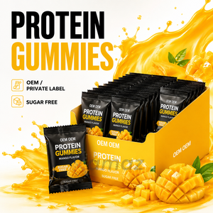 OEM ODM Whey Protein Gummies Sugar Free High Protein Gummy Bears