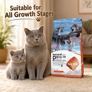 Productos Para Mascota 1.5KG Salmon Deep Sea Fish Recipe Kibble Cat Food