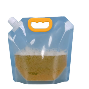 750ml & 1000ml Food Grade PE Stand up Spout Pouches for Liquid Water Juice Beer Packaging